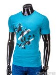 T-shirt - niebieski S617